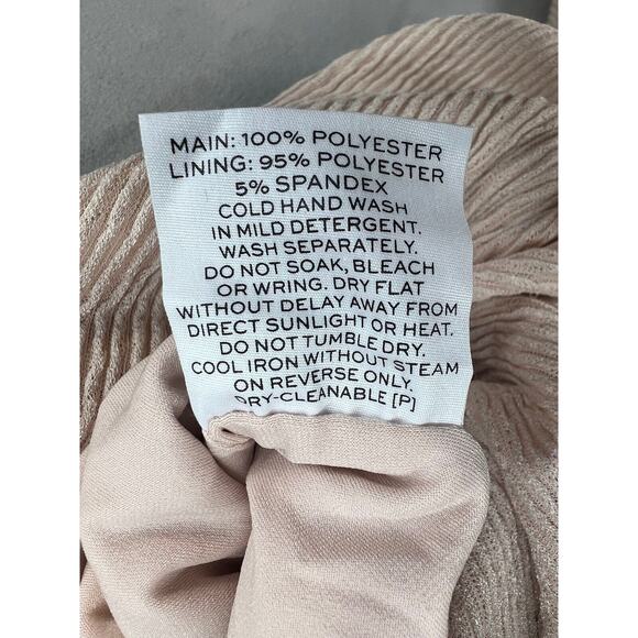 Rumer Cassidy Maxi Dress in Nude Size Large Stretchy - Picture 12 of 13